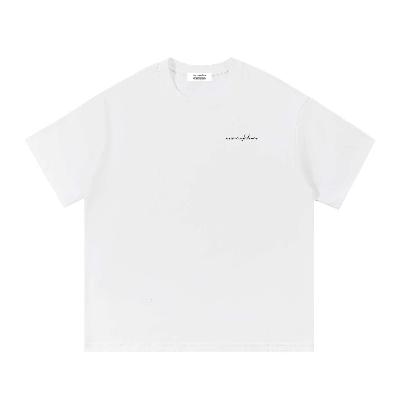 New Confidence Tiger Tee – White