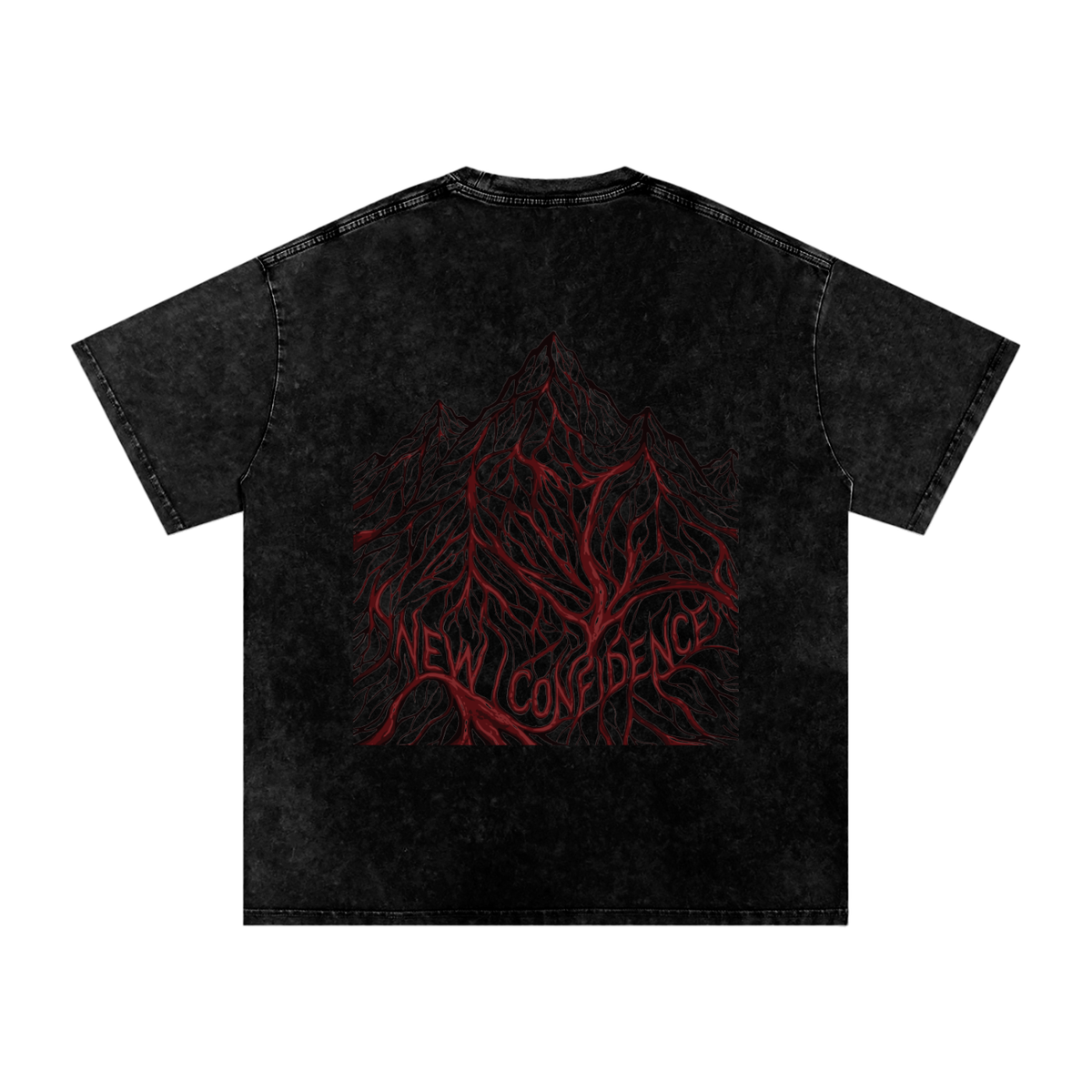 rootedtee,mountainroots,minimalgraphic,veteranowned,everydaywear,unisex,washedtee,snowwashed