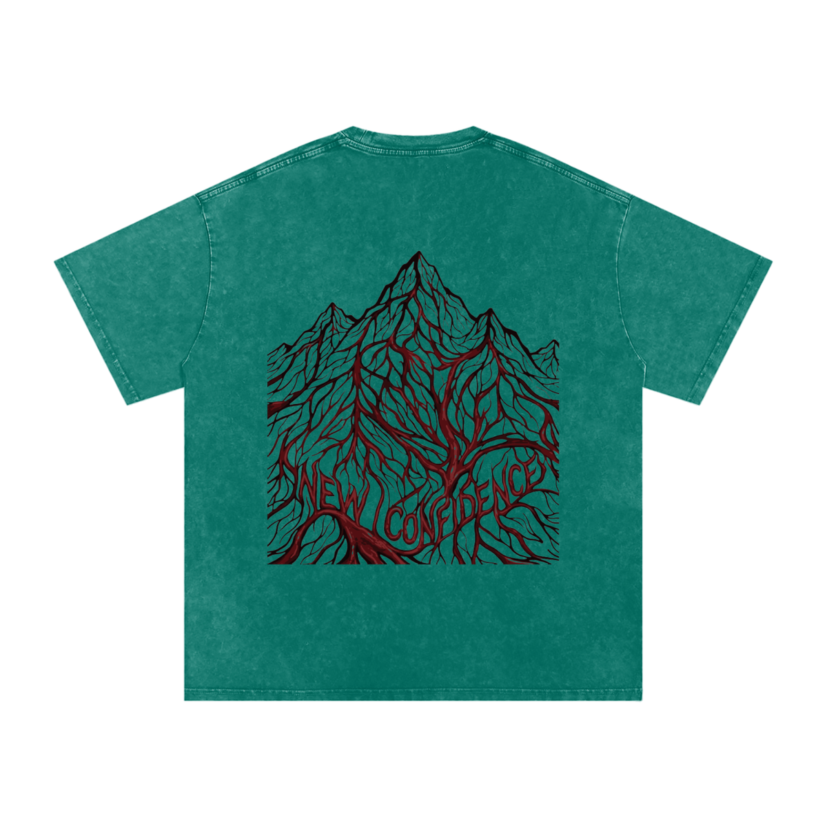 rootedtee,mountainroots,minimalgraphic,veteranowned,everydaywear,unisex,washedtee,snowwashed
