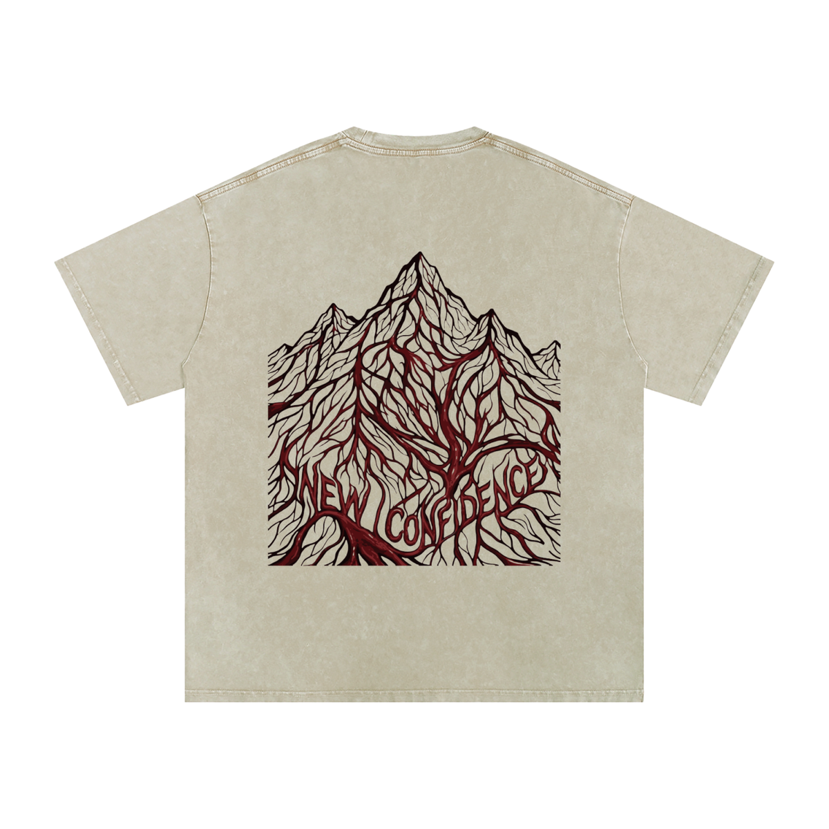 rootedtee,mountainroots,minimalgraphic,veteranowned,everydaywear,unisex,washedtee,snowwashed